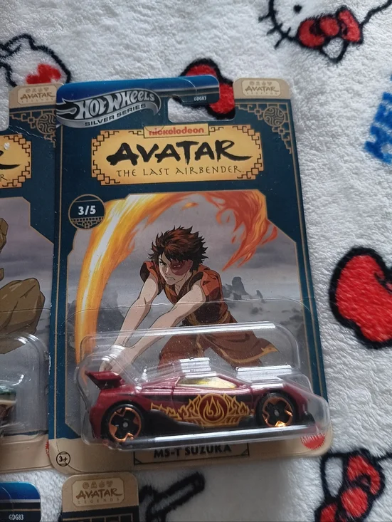 Hot Wheels Avatar The Last Airbender Silver Series Full Set 1-5 New - Picture 5 of 7